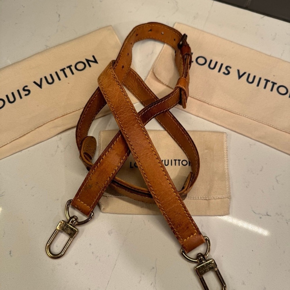 Louis Vuitton Tan Crossbody Bag Strap